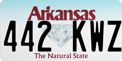 AR license plate 442KWZ