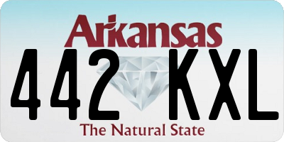 AR license plate 442KXL