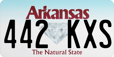 AR license plate 442KXS