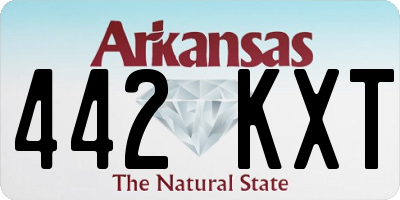 AR license plate 442KXT