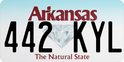AR license plate 442KYL