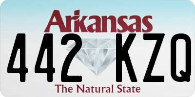 AR license plate 442KZQ