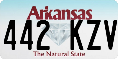 AR license plate 442KZV