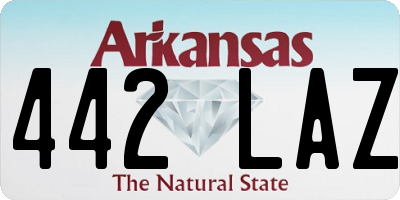 AR license plate 442LAZ