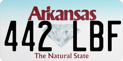 AR license plate 442LBF