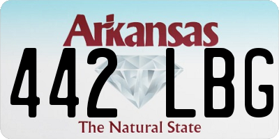 AR license plate 442LBG