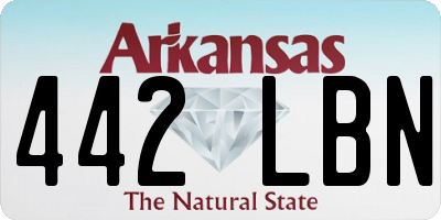 AR license plate 442LBN