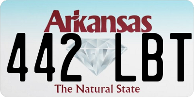 AR license plate 442LBT