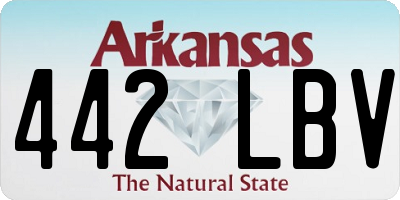 AR license plate 442LBV