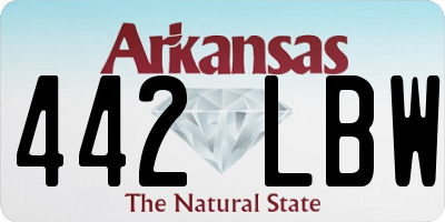 AR license plate 442LBW