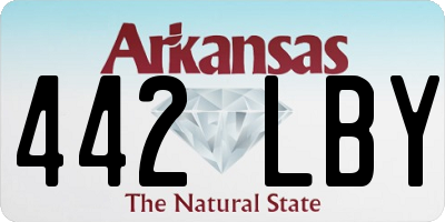 AR license plate 442LBY