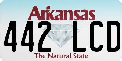 AR license plate 442LCD