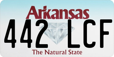 AR license plate 442LCF