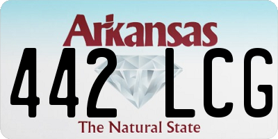 AR license plate 442LCG