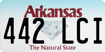 AR license plate 442LCI