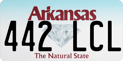 AR license plate 442LCL