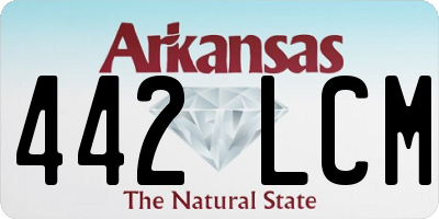 AR license plate 442LCM