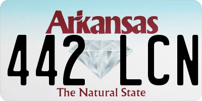 AR license plate 442LCN