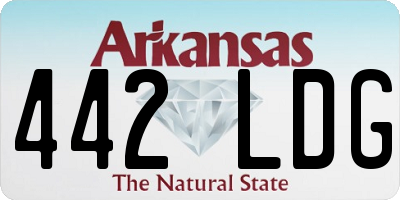 AR license plate 442LDG
