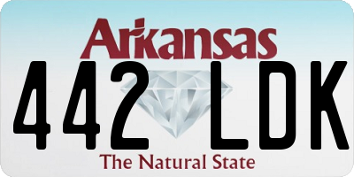 AR license plate 442LDK