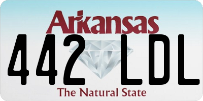 AR license plate 442LDL