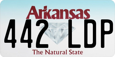 AR license plate 442LDP