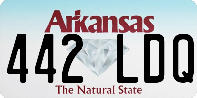 AR license plate 442LDQ