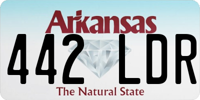 AR license plate 442LDR