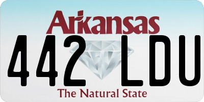 AR license plate 442LDU