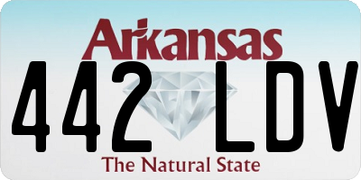 AR license plate 442LDV