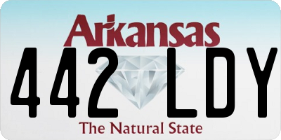 AR license plate 442LDY