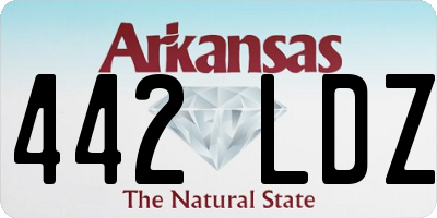 AR license plate 442LDZ