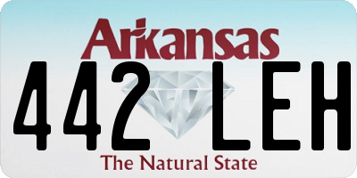 AR license plate 442LEH