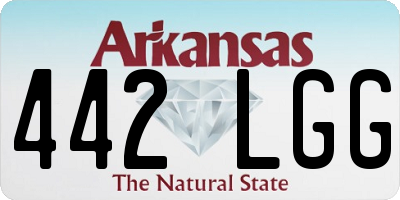 AR license plate 442LGG