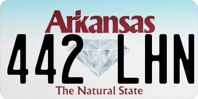 AR license plate 442LHN