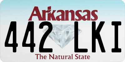 AR license plate 442LKI