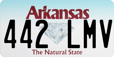 AR license plate 442LMV