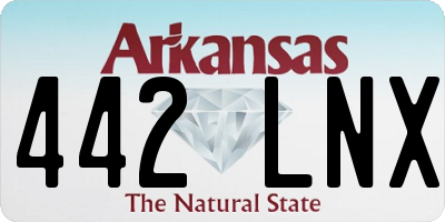 AR license plate 442LNX