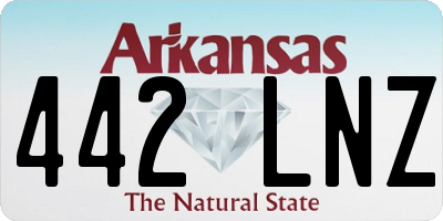 AR license plate 442LNZ