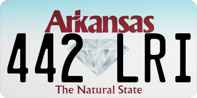 AR license plate 442LRI