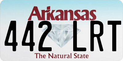 AR license plate 442LRT