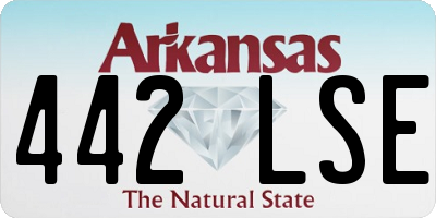 AR license plate 442LSE