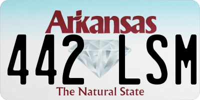 AR license plate 442LSM