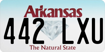 AR license plate 442LXU