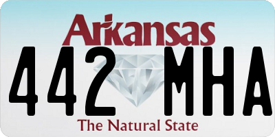 AR license plate 442MHA