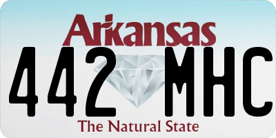 AR license plate 442MHC