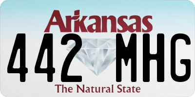 AR license plate 442MHG