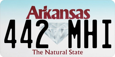 AR license plate 442MHI