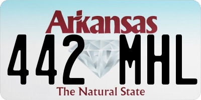 AR license plate 442MHL