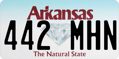 AR license plate 442MHN